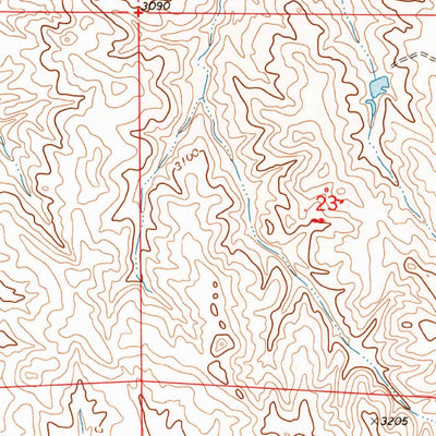 United States Geological Survey Rattlesnake Hill, MT (1973, 24000-Scale) digital map