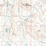 United States Geological Survey Rattlesnake Hills, WY (1981, 100000-Scale) digital map