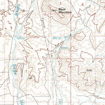 United States Geological Survey Rattlesnake Hills, WY (1981, 100000-Scale) digital map