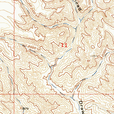 United States Geological Survey Rattlesnake Lake NE, SD (1955, 24000-Scale) digital map