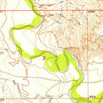 United States Geological Survey Rattlesnake Lake, SD (1955, 24000-Scale) digital map