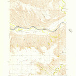 United States Geological Survey Rattlesnake Lake SE, SD (1955, 24000-Scale) digital map