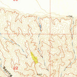 United States Geological Survey Rattlesnake Lake SE, SD (1955, 24000-Scale) digital map