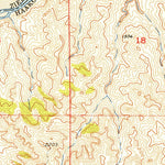 United States Geological Survey Rattlesnake Lake SE, SD (1955, 24000-Scale) digital map