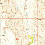 United States Geological Survey Rattlesnake Lake SW, SD (1955, 24000-Scale) digital map