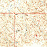 United States Geological Survey Rattlesnake Lake SW, SD (1955, 24000-Scale) digital map