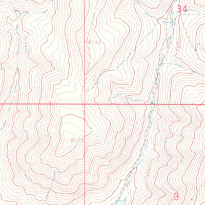 United States Geological Survey Rattlesnake Mesa, CO (1966, 24000-Scale) digital map
