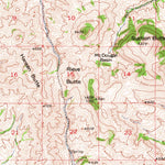 United States Geological Survey Rattlesnake, MT (1956, 62500-Scale) digital map