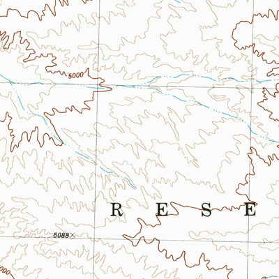United States Geological Survey Rattlesnake, NM (1983, 24000-Scale) digital map