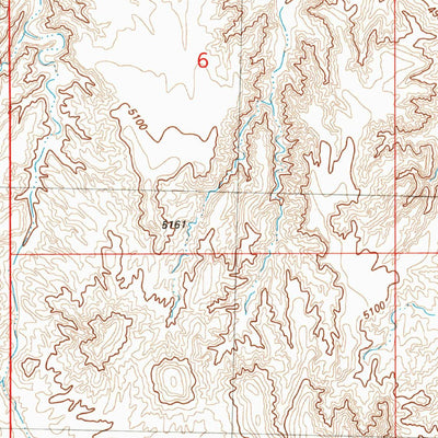 United States Geological Survey Rattlesnake, NM (1983, 24000-Scale) digital map