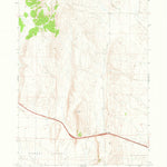 United States Geological Survey Rattlesnake Pass, UT (1968, 24000-Scale) digital map