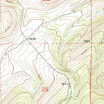 United States Geological Survey Rattlesnake Pass, WY (1955, 24000-Scale) digital map