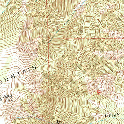 United States Geological Survey Rattlesnake Pass, WY (1955, 24000-Scale) digital map