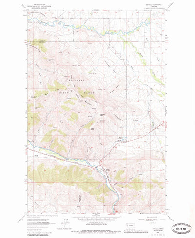 United States Geological Survey Ravalli, MT (1964, 24000-Scale) digital map