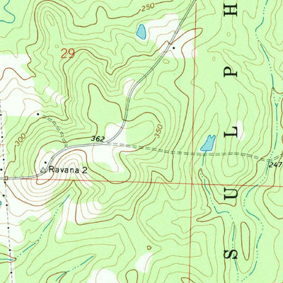 United States Geological Survey Ravanna, AR-TX-LA (1969, 24000-Scale) digital map