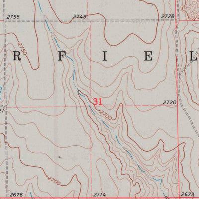 United States Geological Survey Ravanna, KS (1974, 24000-Scale) digital map