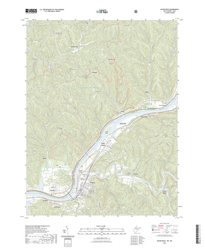 United States Geological Survey Raven Rock, WV (2023, 24000-Scale) digital map