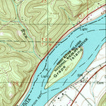 United States Geological Survey Raven Rock, WV-OH (1994, 24000-Scale) digital map