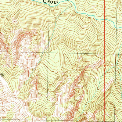 United States Geological Survey Raven Roost, WA (1989, 24000-Scale) digital map