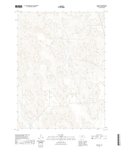 United States Geological Survey Raven SW, NE (2021, 24000-Scale) digital map
