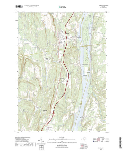 United States Geological Survey Ravena, NY (2023, 24000-Scale) digital map