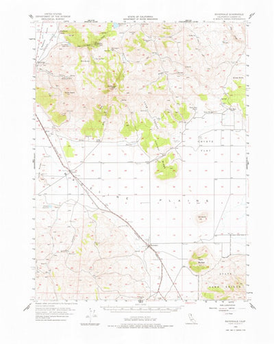 United States Geological Survey Ravendale, CA (1954, 62500-Scale) digital map