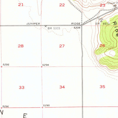 United States Geological Survey Ravendale, CA (1954, 62500-Scale) digital map
