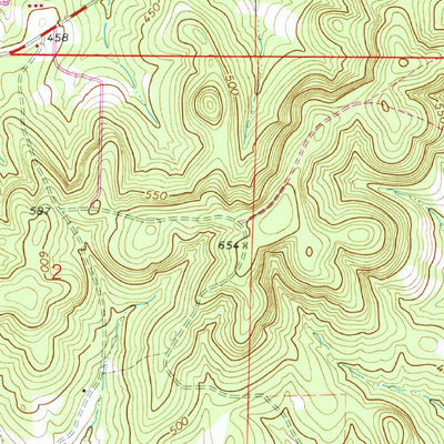 United States Geological Survey Ravenden Springs, AR (1966, 24000-Scale) digital map