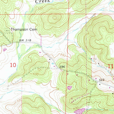 United States Geological Survey Ravenden Springs SE, AR (1966, 24000-Scale) digital map