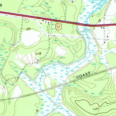 United States Geological Survey Ravenel, SC (1960, 24000-Scale) digital map