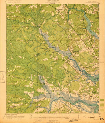United States Geological Survey Ravenels, SC (1920, 62500-Scale) digital map