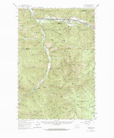 United States Geological Survey Ravenna, MT (1959, 62500-Scale) digital map