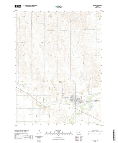 United States Geological Survey Ravenna, NE (2021, 24000-Scale) digital map
