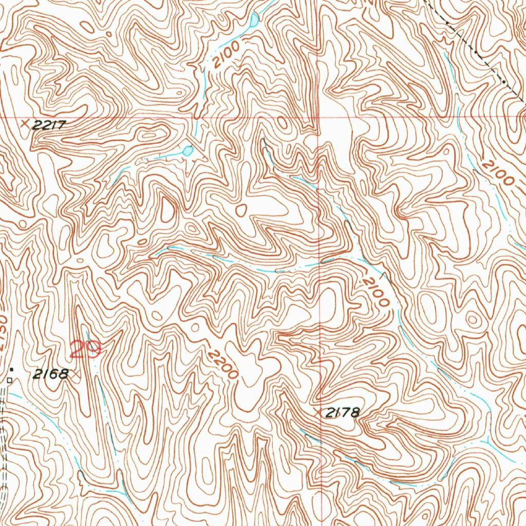 Ravenna NW, NE (1953, 24000-Scale) Map by United States Geological ...