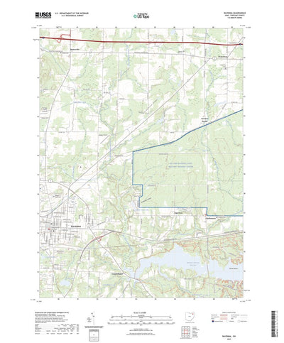 United States Geological Survey Ravenna, OH (2023, 24000-Scale) digital map