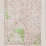 United States Geological Survey Ravens Nest, NV (1985, 24000-Scale) digital map