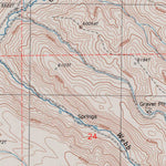 United States Geological Survey Ravens Nest, NV (1985, 24000-Scale) digital map