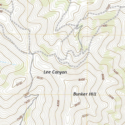 United States Geological Survey Ravens Nest, NV (2021, 24000-Scale) digital map