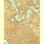 United States Geological Survey Ravenswood, WV-OH (1926, 62500-Scale) digital map