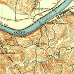 United States Geological Survey Ravenswood, WV-OH (1926, 62500-Scale) digital map