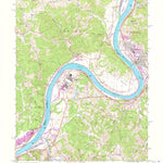 United States Geological Survey Ravenswood, WV-OH (1960, 24000-Scale) digital map