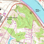 United States Geological Survey Ravenswood, WV-OH (1960, 24000-Scale) digital map