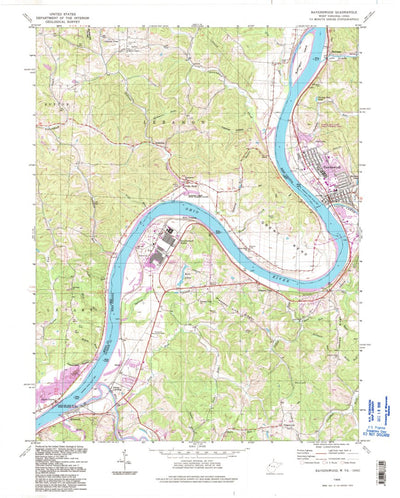 United States Geological Survey Ravenswood, WV-OH (1994, 24000-Scale) digital map