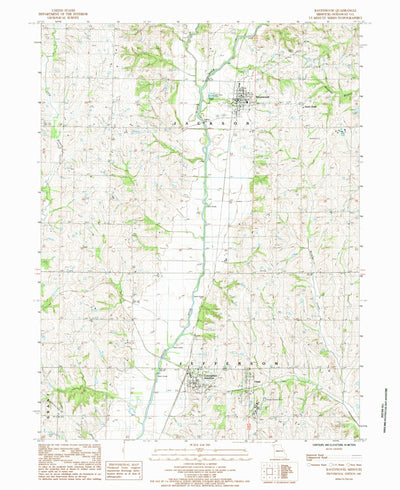 United States Geological Survey Ravenwood, MO (1985, 24000-Scale) digital map