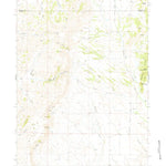 United States Geological Survey Rawhide Buttes West, WY (1978, 24000-Scale) digital map