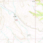 United States Geological Survey Rawhide Buttes West, WY (1978, 24000-Scale) digital map