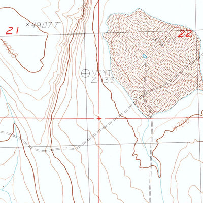 United States Geological Survey Rawhide Canyon, OR (1984, 24000-Scale) digital map