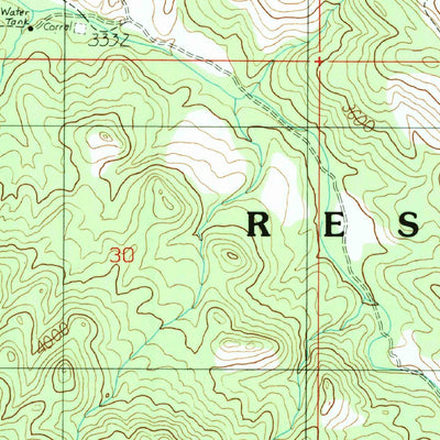 United States Geological Survey Rawhide Mountain, AZ (1989, 24000-Scale) digital map