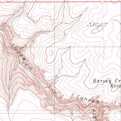 United States Geological Survey Rawhide Pocket, OR (1982, 24000-Scale) digital map