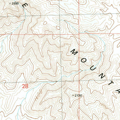 United States Geological Survey Rawhide Wash, AZ (1990, 24000-Scale) digital map